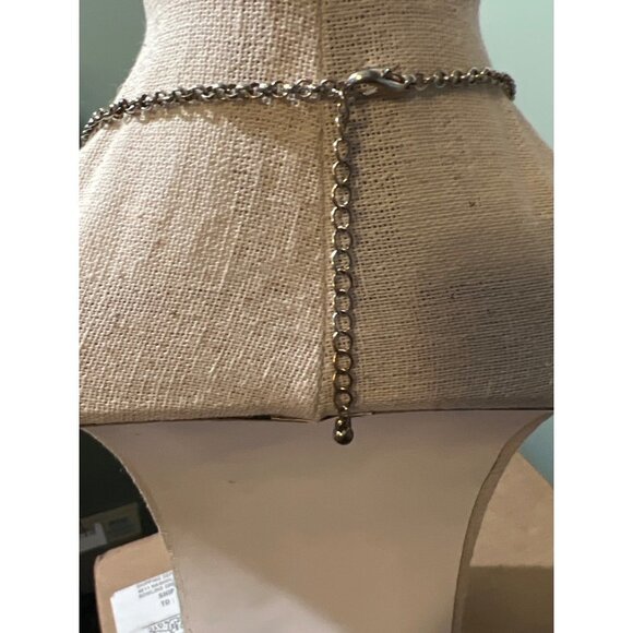 Stone And Cat Eye Necklace -- 18" - Picture 8 of 9